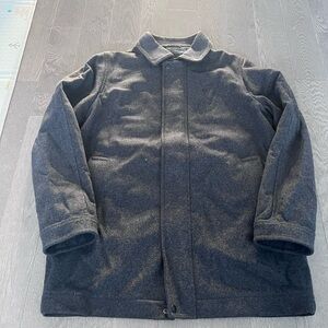 Lacoste Men's Charcoal Pea Coat